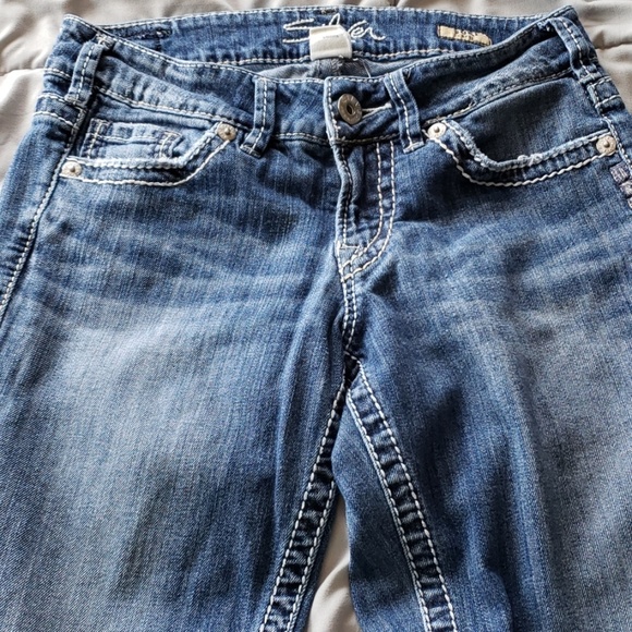 SILVER Suki Capri Size 26 - Picture 3 of 8